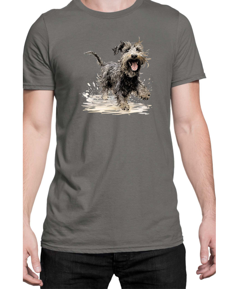 Мъжка Тениска Funny Dogs Breeds Terrier