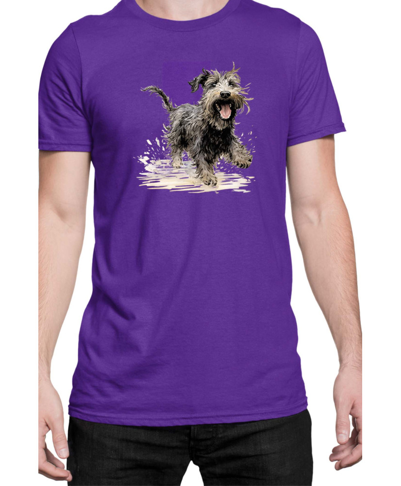 Мъжка Тениска Funny Dogs Breeds Terrier