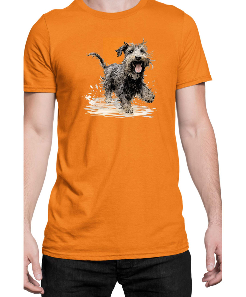 Мъжка Тениска Funny Dogs Breeds Terrier