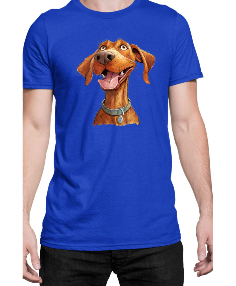 Мъжка Тениска Funny Dogs Breeds Vizsla