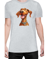 Мъжка Тениска Funny Dogs Breeds Vizsla