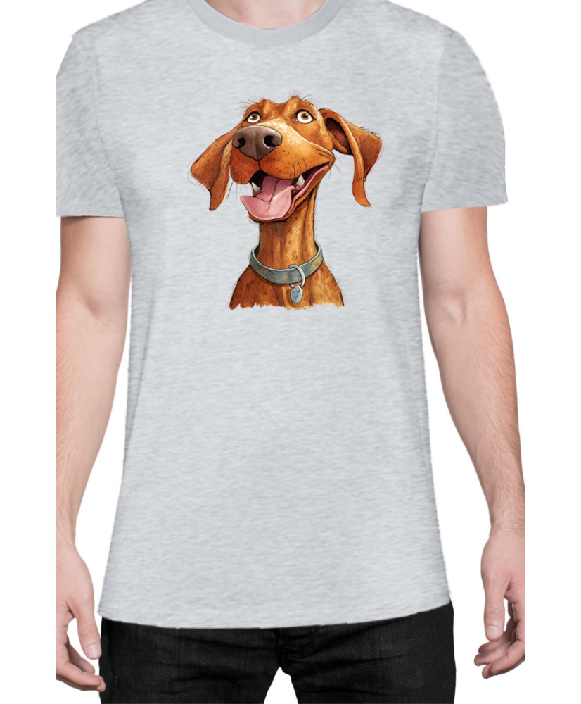 Мъжка Тениска Funny Dogs Breeds Vizsla