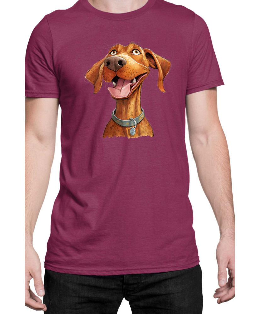 Мъжка Тениска Funny Dogs Breeds Vizsla Мъжка Тениска Funny Dogs Breeds Vizsla