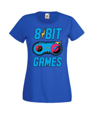 Дамска Геймърска Тениска Gamer 8 Bit Games