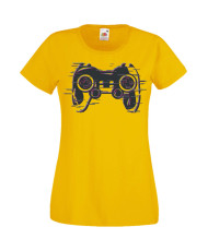 Дамска Геймърска Тениска Gamer Blured Play Station Controller