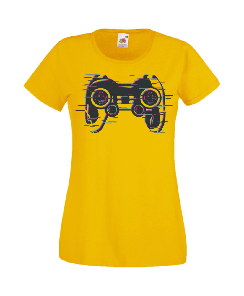 Дамска Геймърска Тениска Gamer Blured Play Station Controller Дамска Геймърска Тениска Gamer Blured Play Station Controller