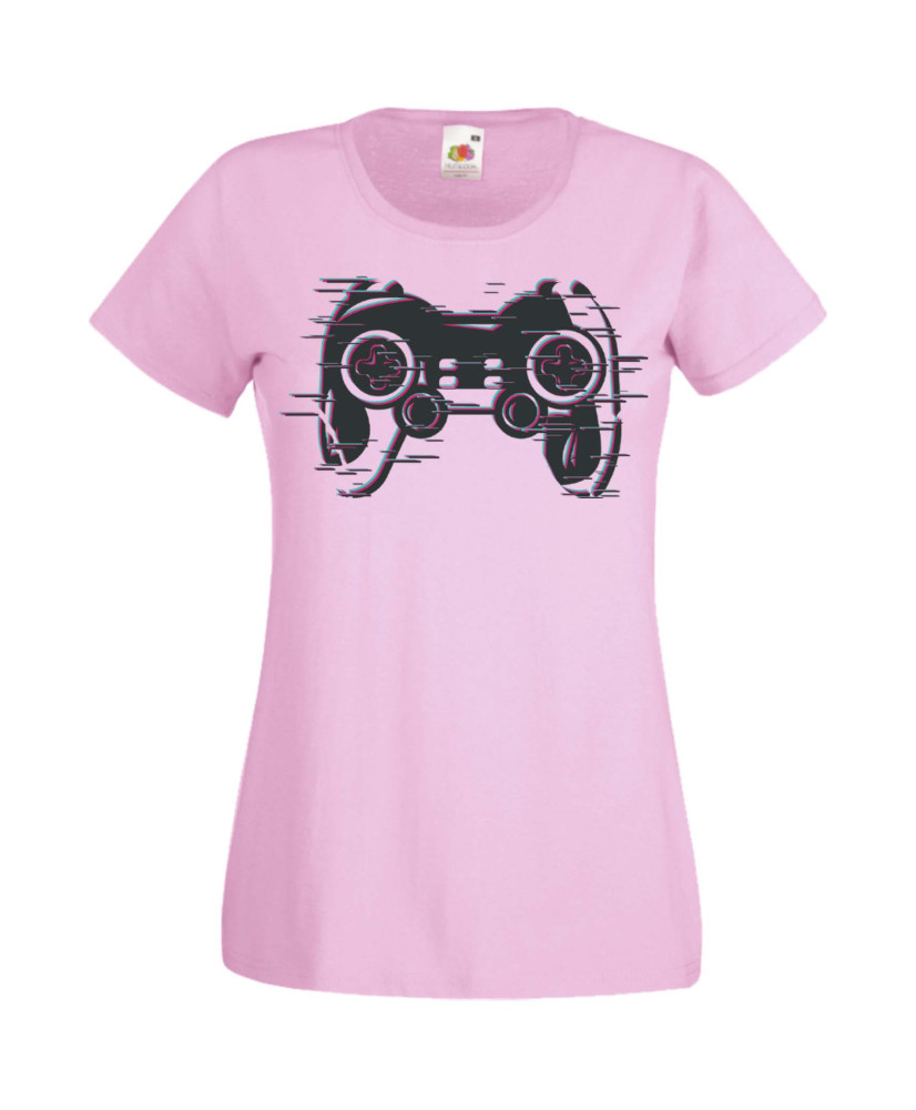 Дамска Геймърска Тениска Gamer Blured Play Station Controller Дамска Геймърска Тениска Gamer Blured Play Station Controller
