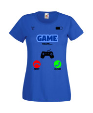 Дамска Геймърска Тениска Gamer Game Is Calling
