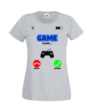 Дамска Геймърска Тениска Gamer Game Is Calling
