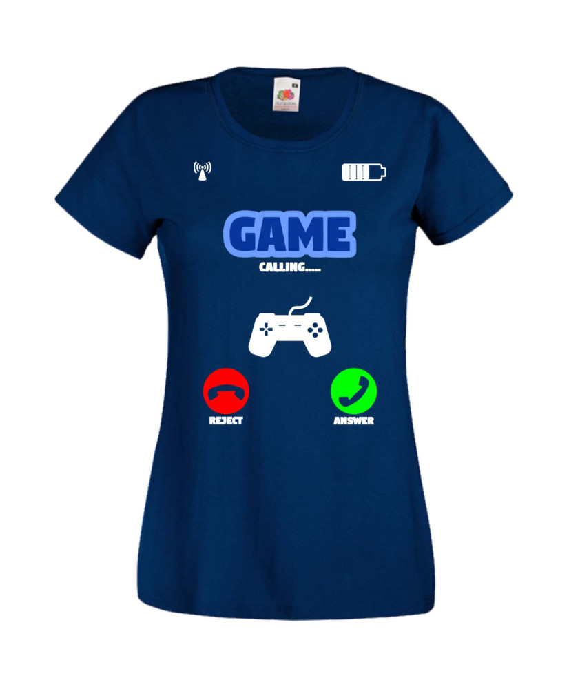 Дамска Геймърска Тениска Gamer Game Is Calling Дамска Геймърска Тениска Gamer Game Is Calling