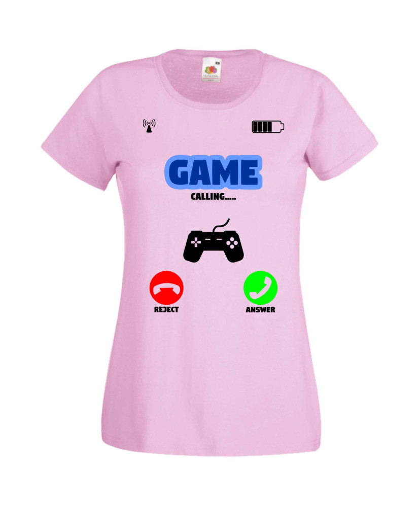 Дамска Геймърска Тениска Gamer Game Is Calling Дамска Геймърска Тениска Gamer Game Is Calling