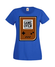 Дамска Геймърска Тениска Gamer Game Over 01