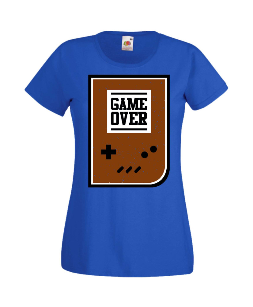 Дамска Геймърска Тениска Gamer Game Over 01 Дамска Геймърска Тениска Gamer Game Over 01