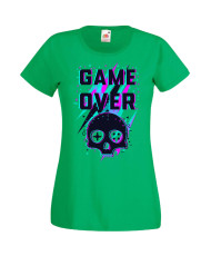 Дамска Геймърска Тениска Gamer Game Over 04
