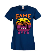 Дамска Геймърска Тениска Gamer Game Over 05