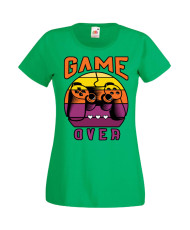 Дамска Геймърска Тениска Gamer Game Over 05