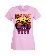 Дамска Геймърска Тениска Gamer Game Over 05