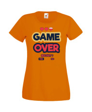 Дамска Геймърска Тениска Gamer Game Over 07
