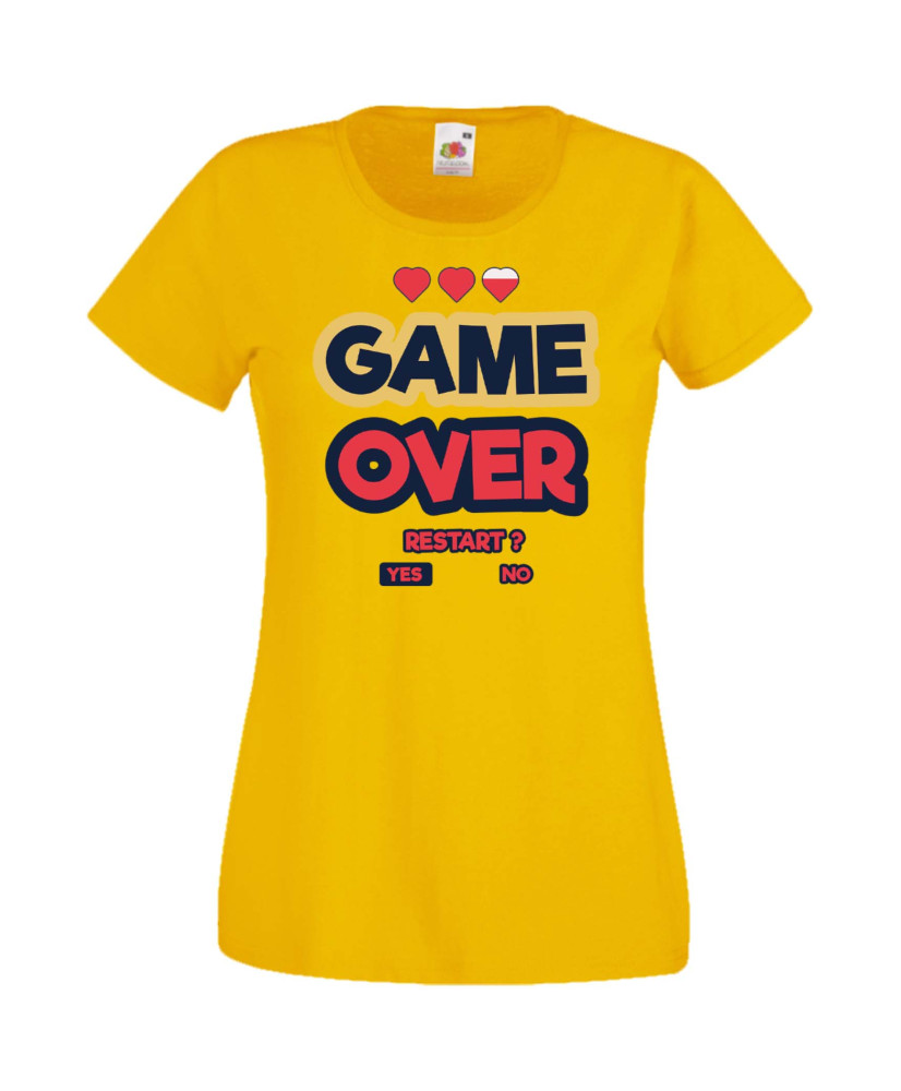 Дамска Геймърска Тениска Gamer Game Over 07 Дамска Геймърска Тениска Gamer Game Over 07