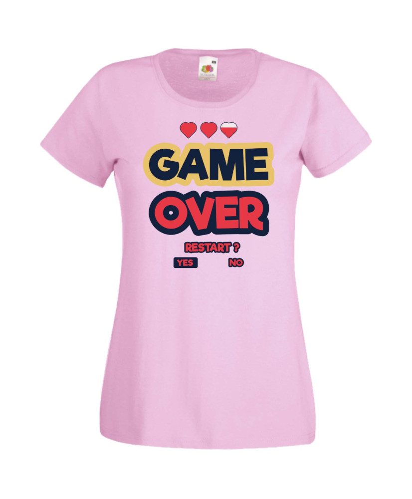 Дамска Геймърска Тениска Gamer Game Over 07 Дамска Геймърска Тениска Gamer Game Over 07