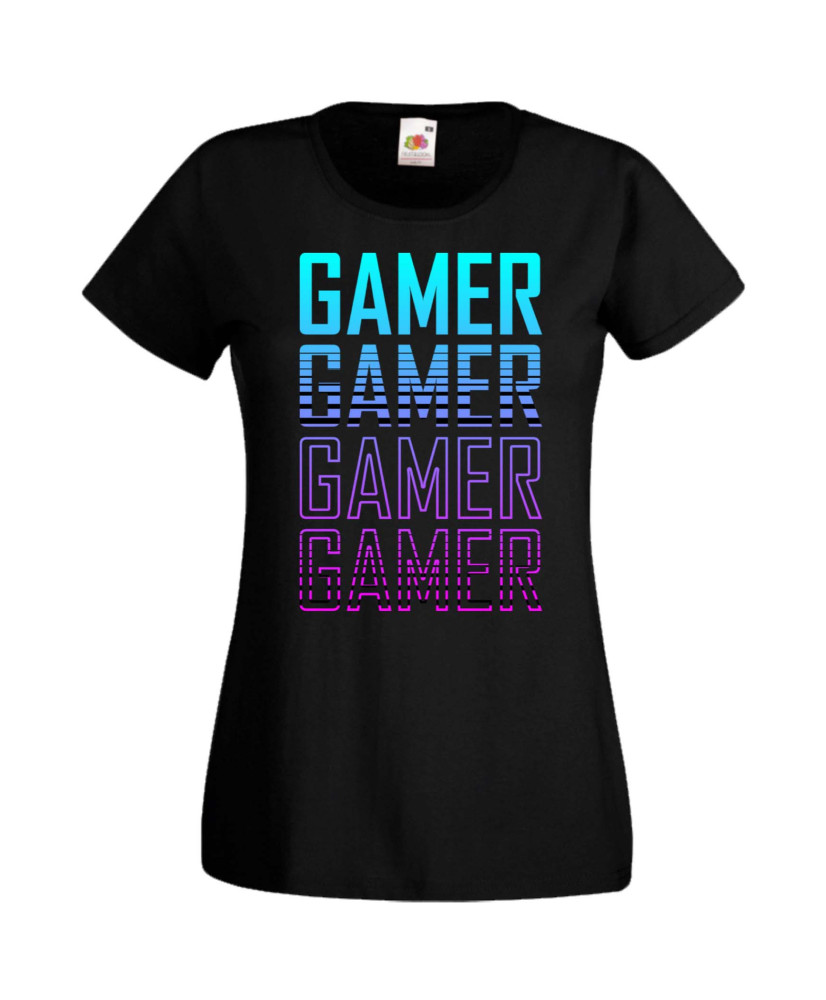 Дамска Геймърска Тениска Gamer Gamer Gamer Gamer 1 Дамска Геймърска Тениска Gamer Gamer Gamer Gamer 1