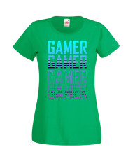 Дамска Геймърска Тениска Gamer Gamer Gamer Gamer 1