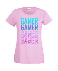 Дамска Геймърска Тениска Gamer Gamer Gamer Gamer 1