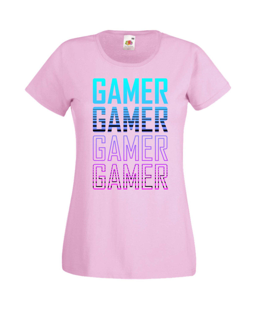 Дамска Геймърска Тениска Gamer Gamer Gamer Gamer 1 Дамска Геймърска Тениска Gamer Gamer Gamer Gamer 1