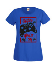Дамска Геймърска Тениска Gamer Gamer Mode On