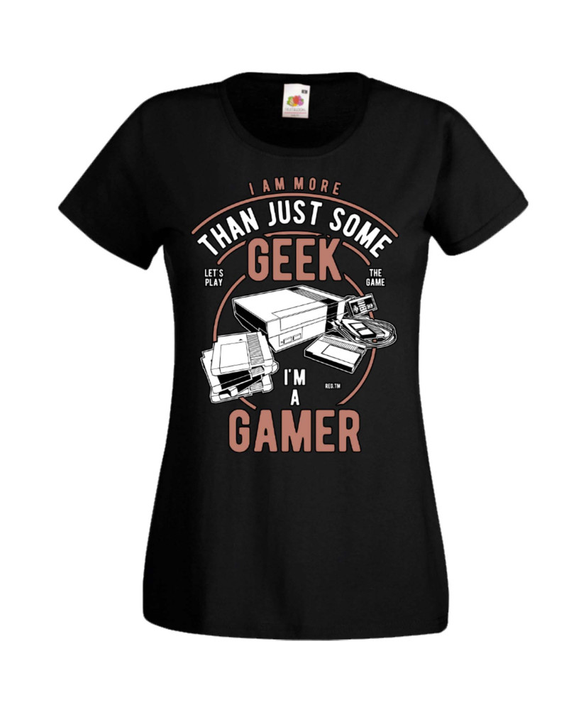 Дамска Геймърска Тениска Gamer Geek Gamer Дамска Геймърска Тениска Gamer Geek Gamer