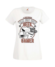 Дамска Геймърска Тениска Gamer Geek Gamer