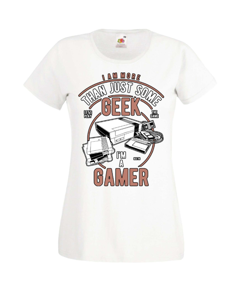 Дамска Геймърска Тениска Gamer Geek Gamer
