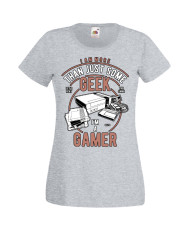 Дамска Геймърска Тениска Gamer Geek Gamer