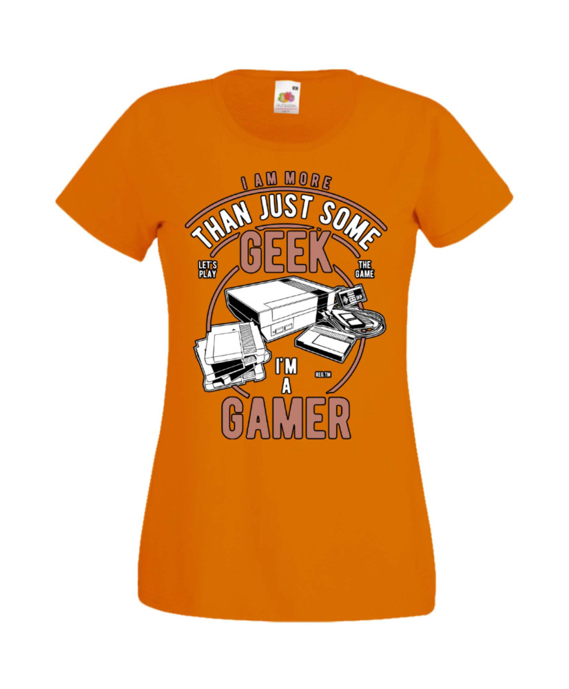 Дамска Геймърска Тениска Gamer Geek Gamer Дамска Геймърска Тениска Gamer Geek Gamer