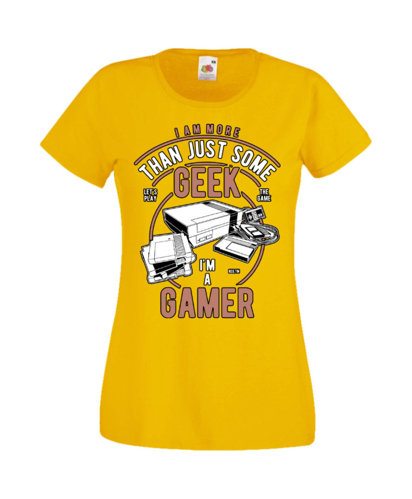 Дамска Геймърска Тениска Gamer Geek Gamer Дамска Геймърска Тениска Gamer Geek Gamer