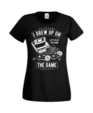 Дамска Геймърска Тениска Gamer Grew Up On The Game