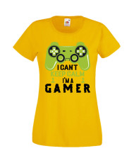 Дамска Геймърска Тениска Gamer I Can'T Keep Calm I'M A Gamer