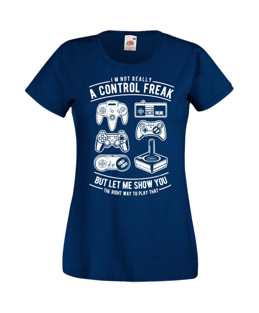 Дамска Геймърска Тениска Gamer I'M A Gamer Black Gamepad Дамска Геймърска Тениска Gamer I'M A Gamer Black Gamepad