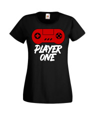 Дамска Геймърска Тениска Gamer Player One