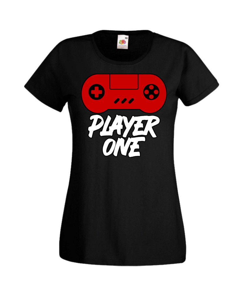 Дамска Геймърска Тениска Gamer Player One