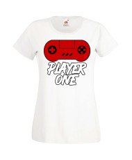 Дамска Геймърска Тениска Gamer Player One