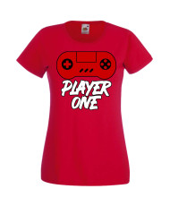 Дамска Геймърска Тениска Gamer Player One