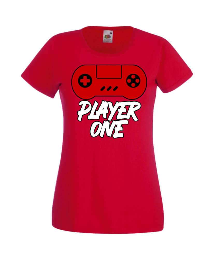 Дамска Геймърска Тениска Gamer Player One