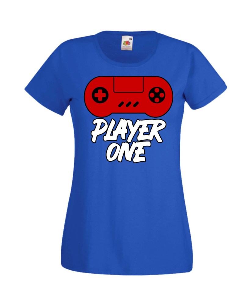 Дамска Геймърска Тениска Gamer Player One