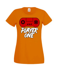 Дамска Геймърска Тениска Gamer Player One