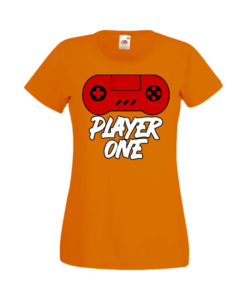 Дамска Геймърска Тениска Gamer Player One