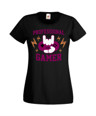 Дамска Геймърска Тениска Gamer Professional Gamer