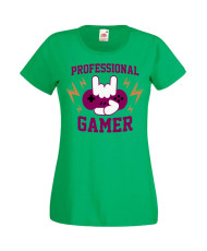 Дамска Геймърска Тениска Gamer Professional Gamer