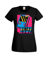 Дамска Геймърска Тениска Gamer Retro Game