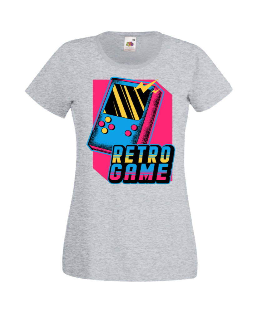 Дамска Геймърска Тениска Gamer Retro Game